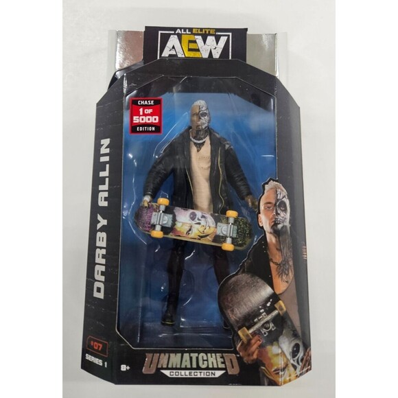 AEW All Elite Wrestling Unmatched Darby Allin Chase #7 Series 1 Figure 1 of 5000 - Picture 1 of 9